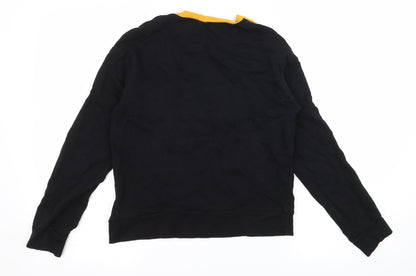 Womens UK Size XS Divided by H&M Black Pullover Sweatshirt