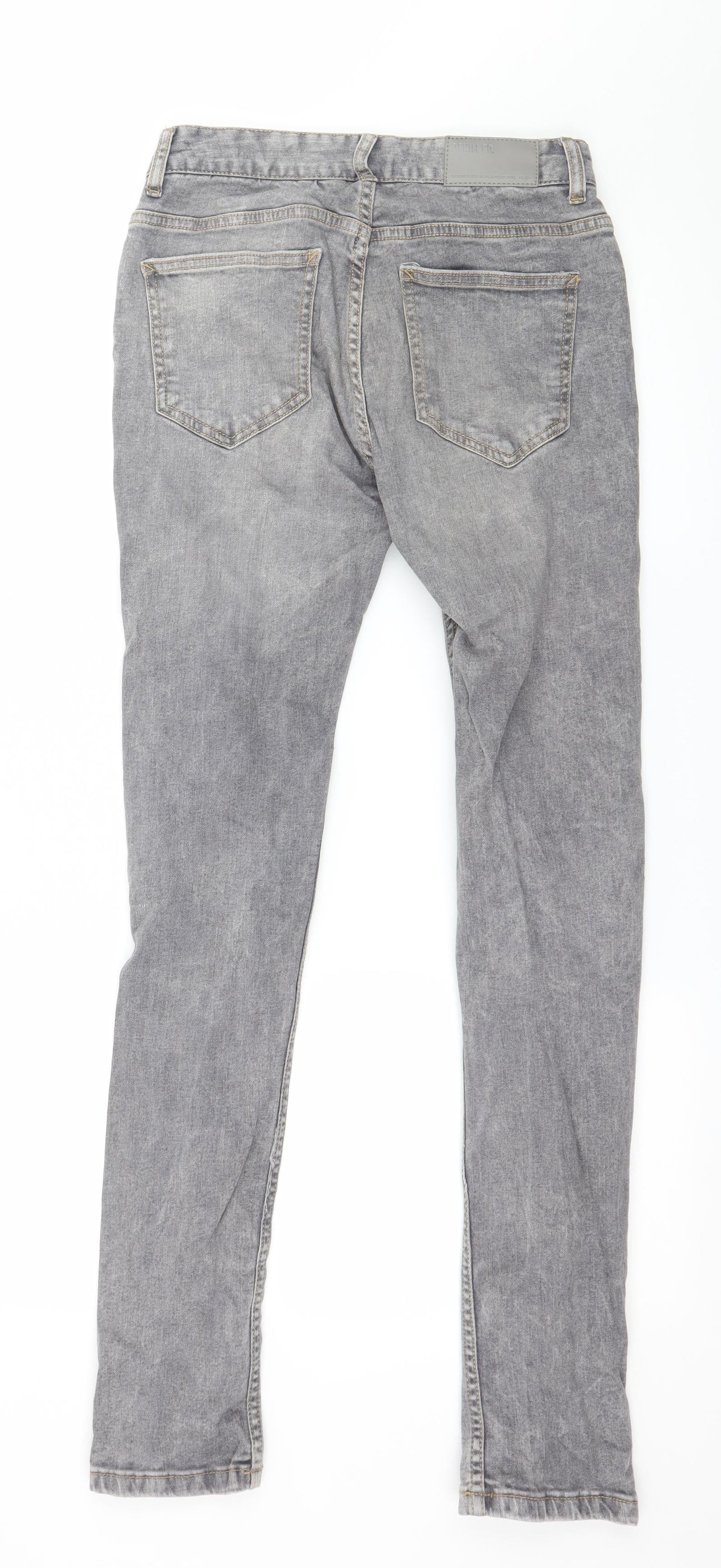 Denim & Co. Mens Grey  Denim Skinny Jeans Size 28 in L32 in