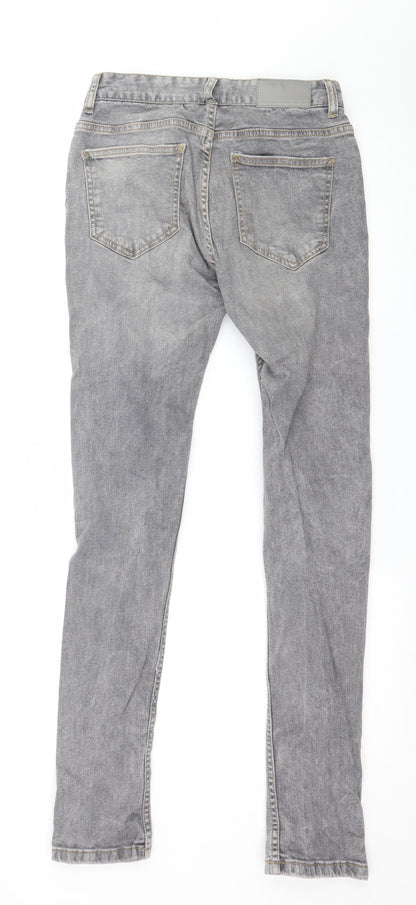 Denim & Co. Mens Grey  Denim Skinny Jeans Size 28 in L32 in