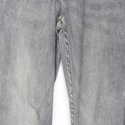 Denim & Co. Mens Grey  Denim Skinny Jeans Size 28 in L32 in