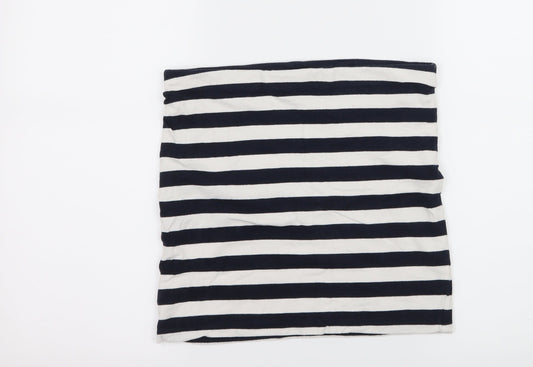 H&M Womens Blue Striped Jersey A-Line Skirt Size S