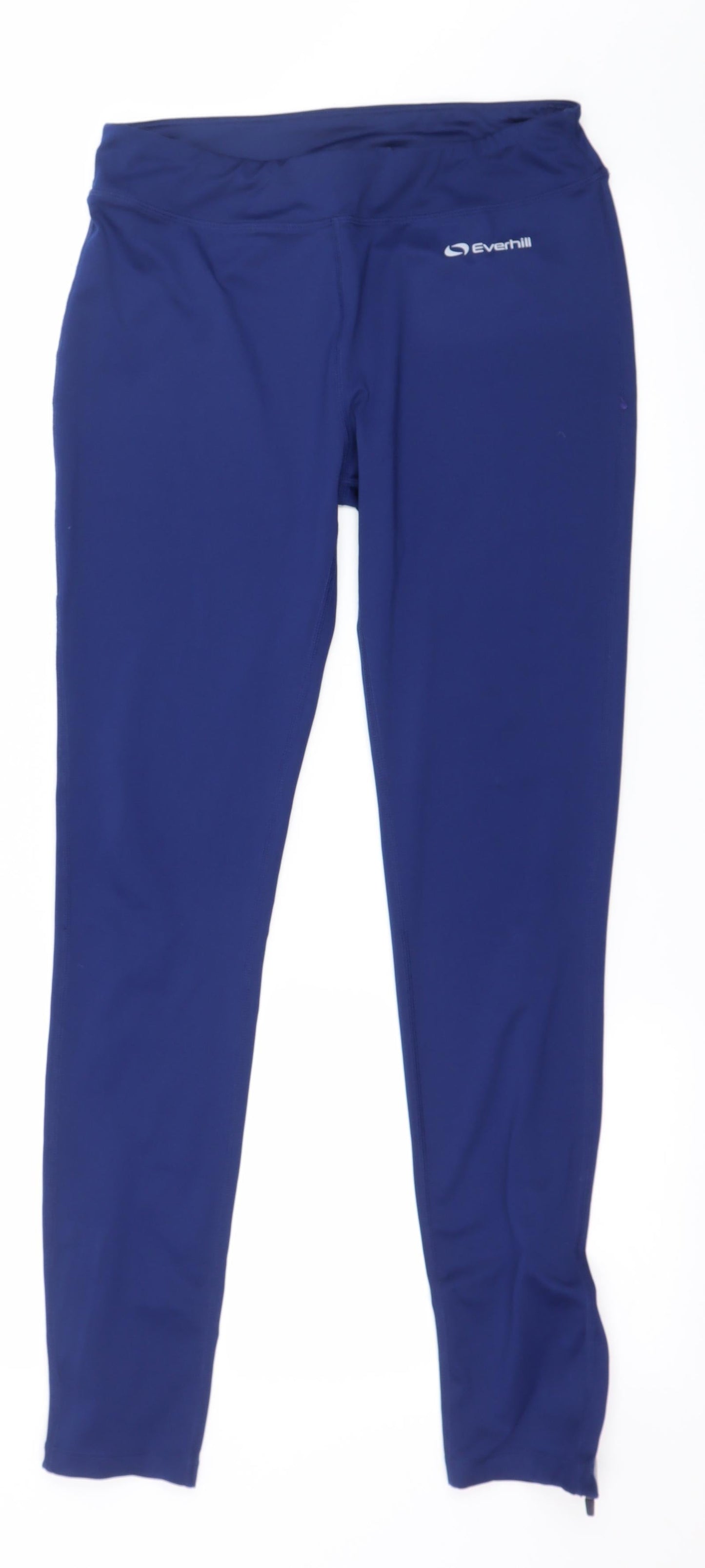 Everhill Womens Blue  Jersey Capri Leggings Size M L28 in