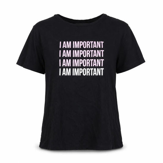 Womens UK Size S Pull&Bear Black Basic T-Shirt