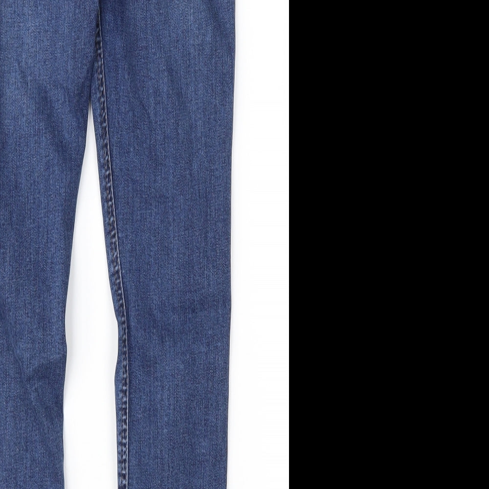 Topshop Womens Blue  Denim Skinny Jeans Size 28 in L28 in
