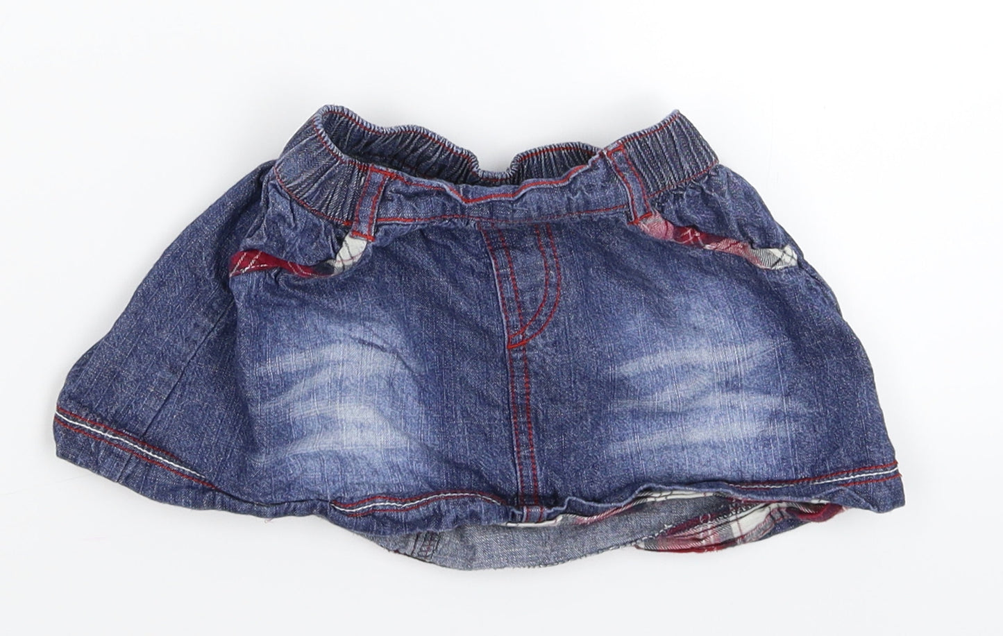 George Girls Blue  Denim A-Line Skirt Size 12-18 Months