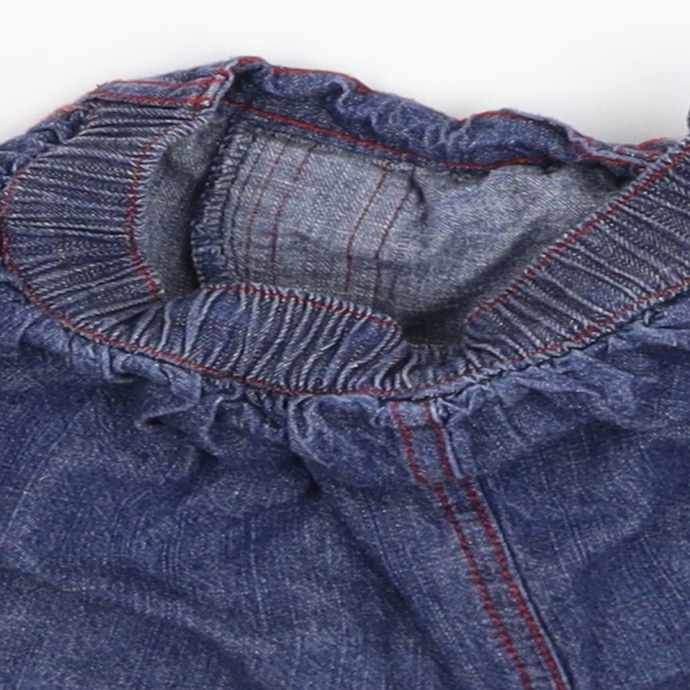 George Girls Blue  Denim A-Line Skirt Size 12-18 Months