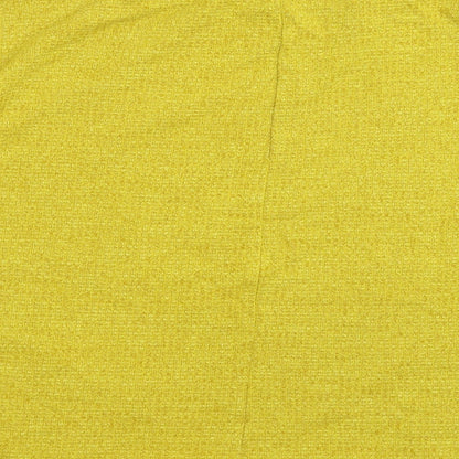 F&F Womens Yellow  Knit Pullover Jumper Size 14