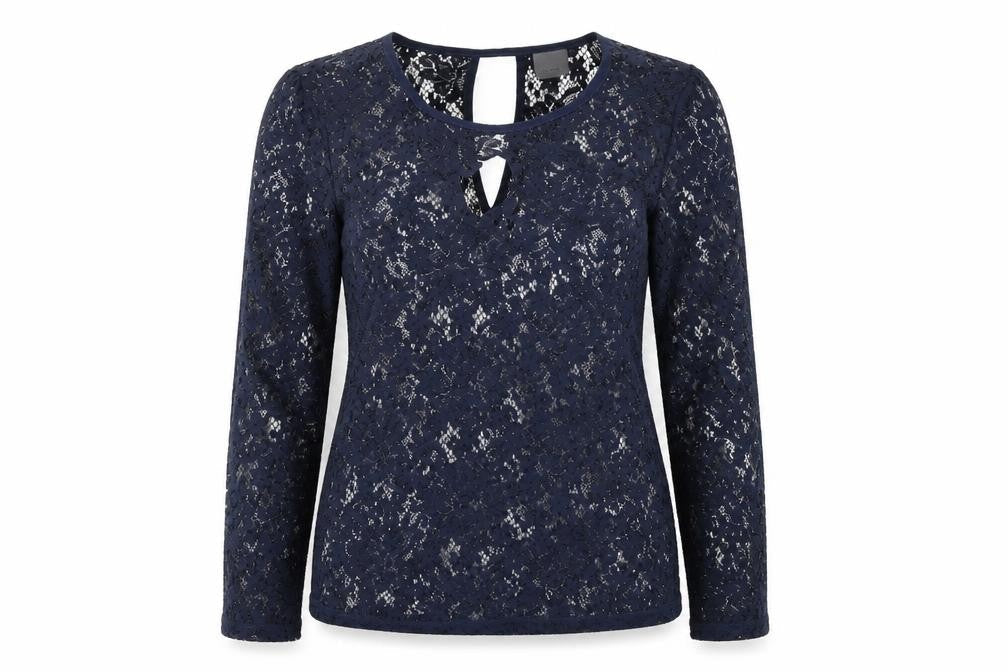 Womens UK Size M VERO MODA Blue Basic Blouse