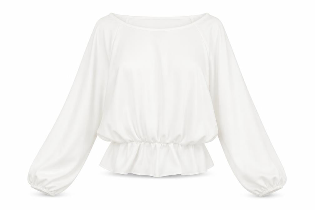 Womens UK Size S Preworn White Basic Blouse