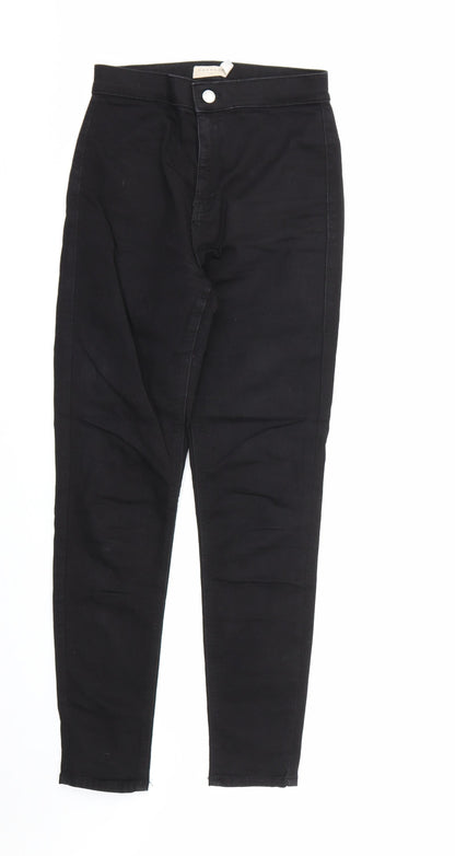 Topshop Womens Black  Denim Skinny Jeans Size 28 in L32 in