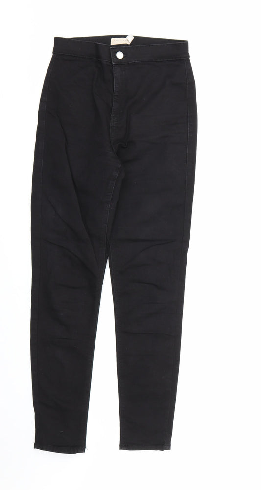 Topshop Womens Black  Denim Skinny Jeans Size 28 in L32 in