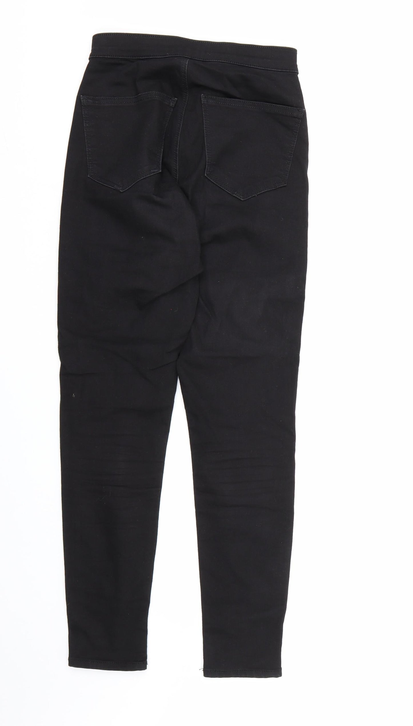 Topshop Womens Black  Denim Skinny Jeans Size 28 in L32 in