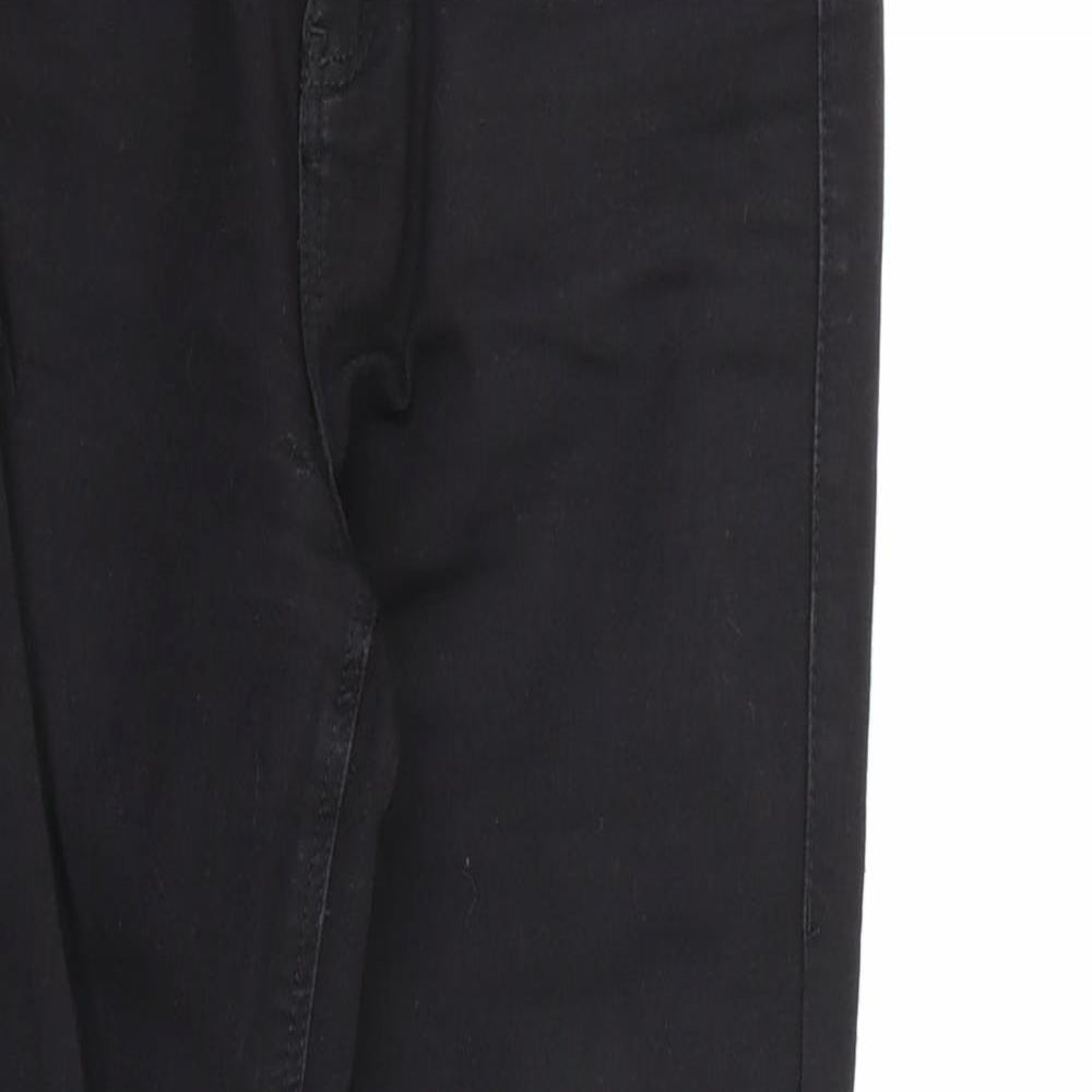 Topshop Womens Black  Denim Skinny Jeans Size 28 in L32 in