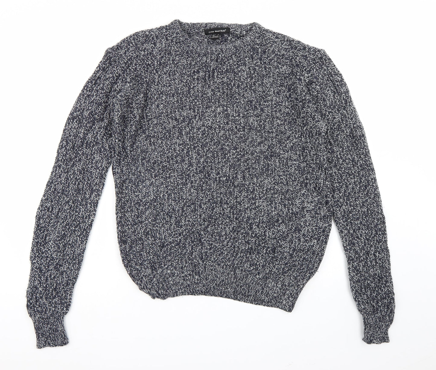 Cedar Wood State Mens Blue  Knit Pullover Jumper Size M