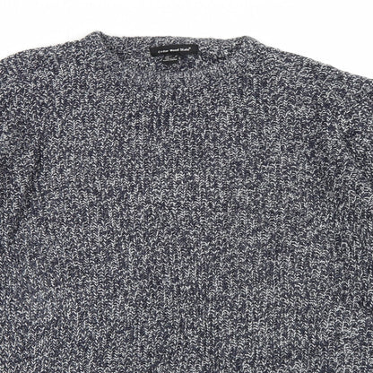 Cedar Wood State Mens Blue  Knit Pullover Jumper Size M
