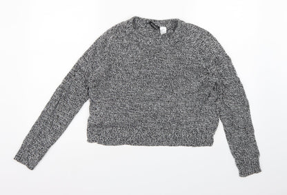 Divided by H&M Womens Black  Knit Pullover Jumper Size S