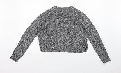 Divided by H&M Womens Black  Knit Pullover Jumper Size S
