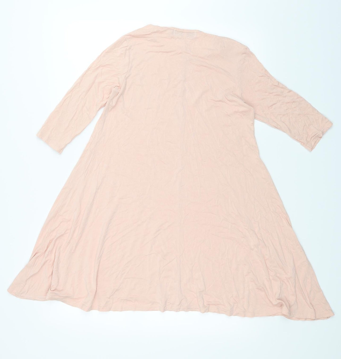 Boohoo Womens Pink   Tunic T-Shirt Size 10