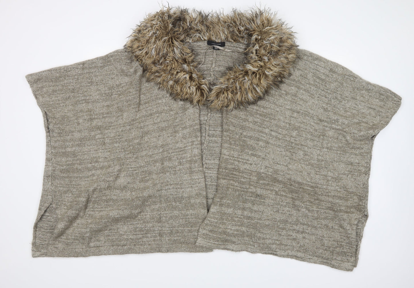 Atmosphere Womens Beige   Cardigan Jumper One Size