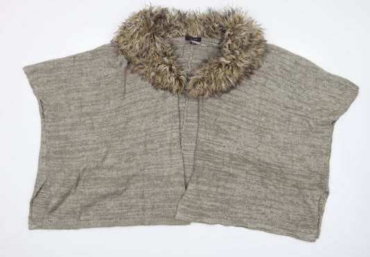 Atmosphere Womens Beige   Cardigan Jumper One Size