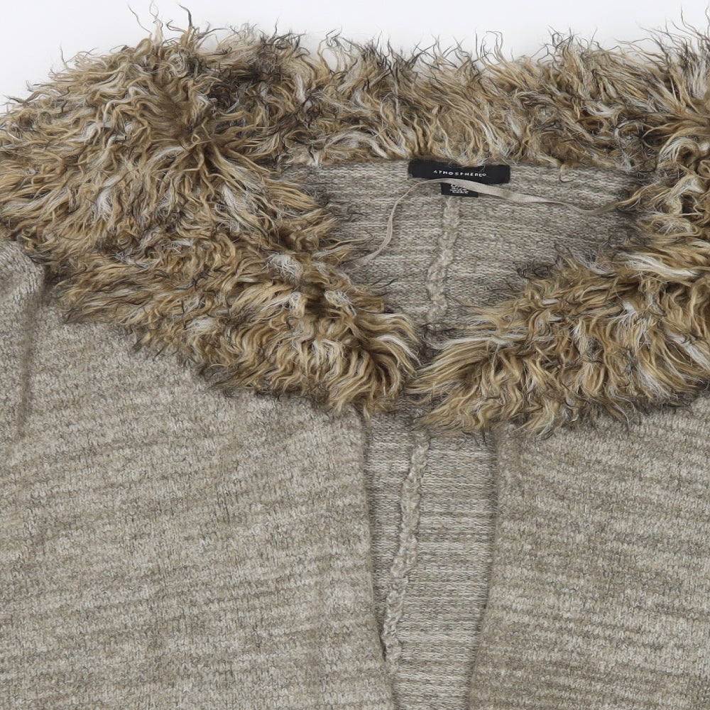 Atmosphere Womens Beige   Cardigan Jumper One Size