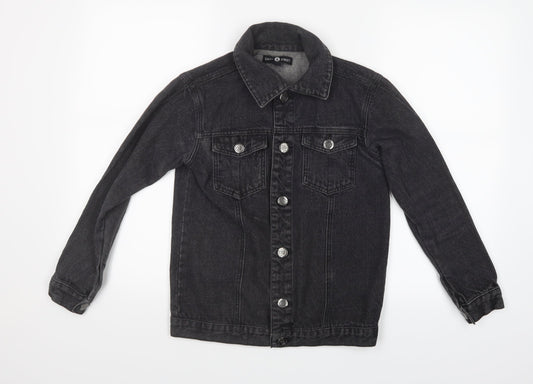 Daisy Street Womens Black  Denim Jacket  Size XS