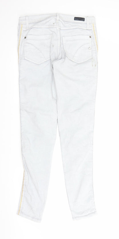 Maryley Womens Grey  Denim Straight Jeans Size 10 L30 in