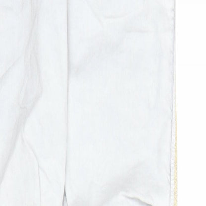 Maryley Womens Grey  Denim Straight Jeans Size 10 L30 in