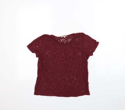 Womens UK Size 10 Glamorous Red Basic Tank