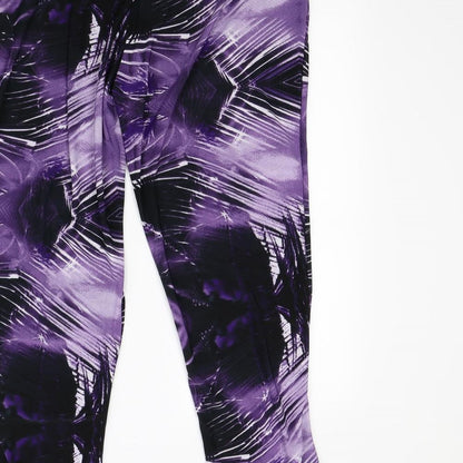 Womens UK Size 26 in Preworn Regular Fit  Purple Trousers
