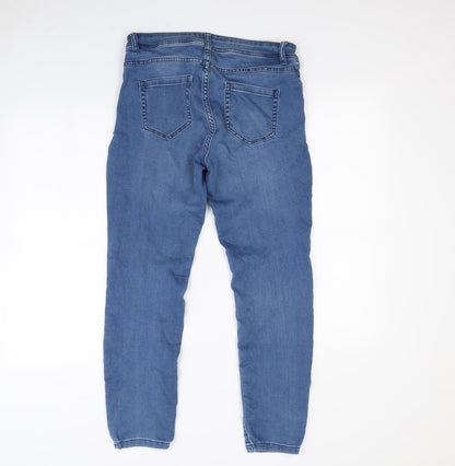 Womens UK Size 32 in Preworn Regular Fit Straight Blue Jeans