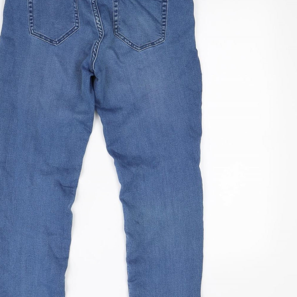 Womens UK Size 32 in Preworn Regular Fit Straight Blue Jeans