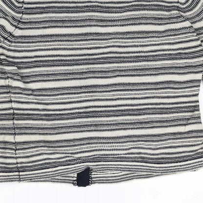Alex & co Womens Beige Striped  Cardigan Jumper Size 14