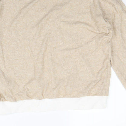 Boohoo Womens Beige   Pullover Jumper Size L