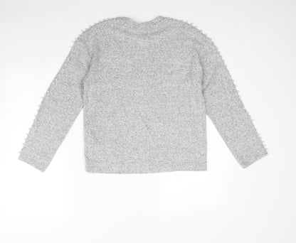 H&M Womens Grey   Pullover Jumper Size M