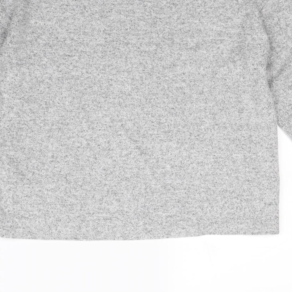 H&M Womens Grey   Pullover Jumper Size M