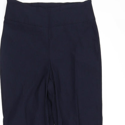 Womens UK Size 6 Denver Hayes Regular Fit Pedal Pusher Blue Trousers