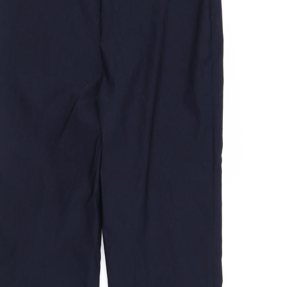 Womens UK Size 6 Denver Hayes Regular Fit Pedal Pusher Blue Trousers