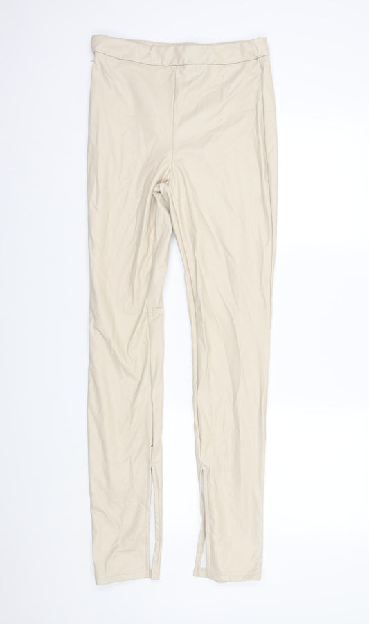 SheIn Womens Beige   Jegging Trousers Size M L32 in