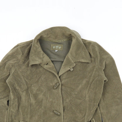 Womens UK Size M M&S Green Jacket