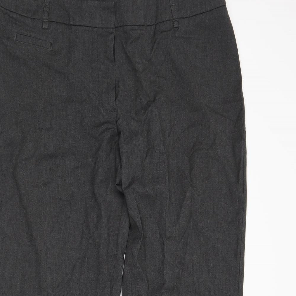 M&S Womens Grey   Trousers  Size 16 L29 in