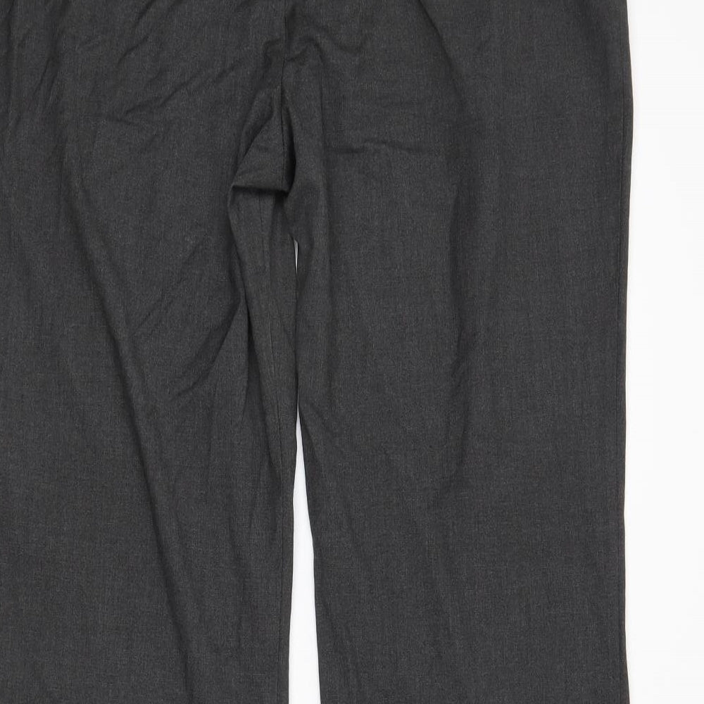 M&S Womens Grey   Trousers  Size 16 L29 in
