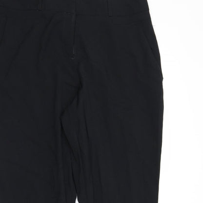 Womens UK Size 14 Dorothy Perkins Regular Fit  Black Trousers