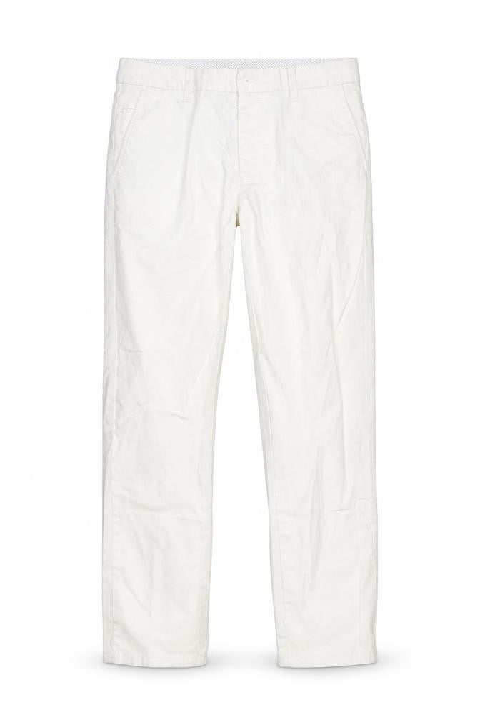 Womens UK Size 30 in DenimCo Regular Fit Straight White Jeans