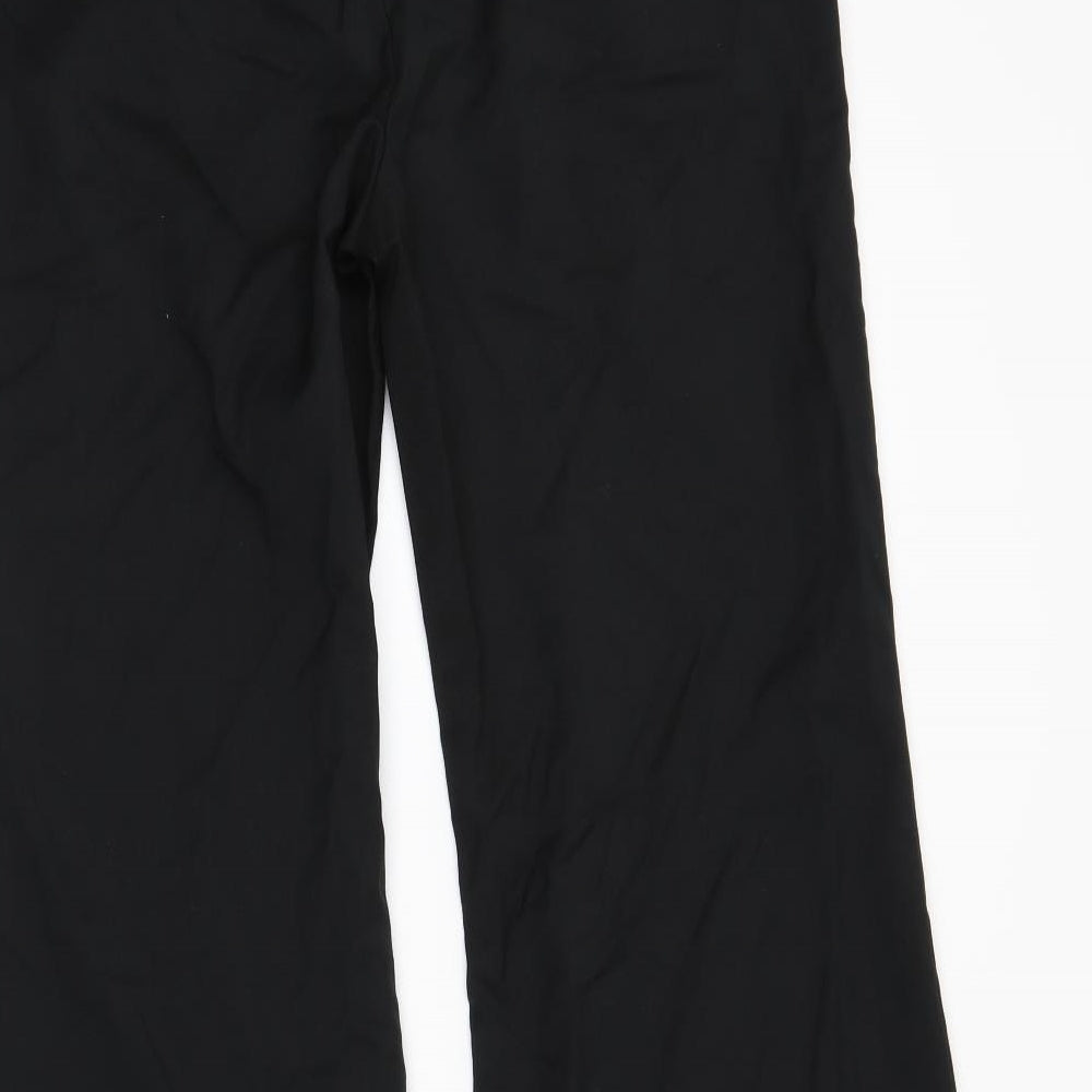 Womens UK Size 14 Love Label Regular Fit  Black Trousers