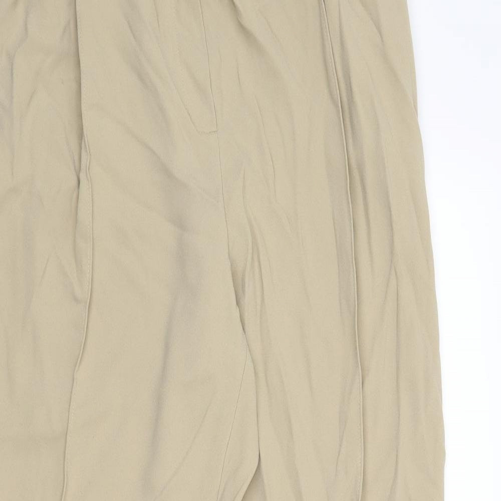 M&S Womens Beige   Trousers  Size 18 L28 in