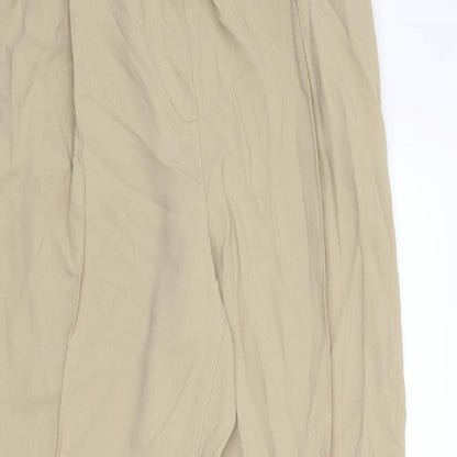 M&S Womens Beige   Trousers  Size 18 L28 in