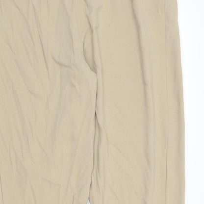 M&S Womens Beige   Trousers  Size 18 L28 in
