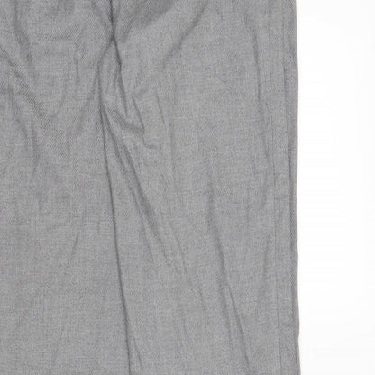 M&S Womens Grey   Dress Pants Trousers Size 8 L28 in