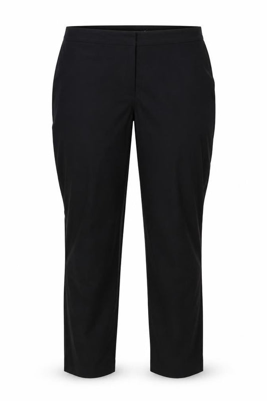 Womens UK Size 14 M&S Regular Fit Dress Pants Black Trousers